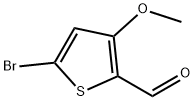 5-Bromo-3-methoxy-2-thiophenecarboxaldehyde Struktur