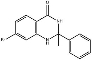 7-Bromo-2-methyl-2-phenyl-2,3-dihydroquinazolin-4(1H)-one Struktur