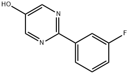 5-Hydroxy-2-(3-fluorophenyl)pyrimidine Struktur