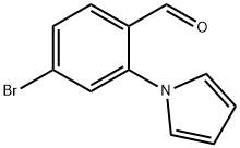 4-Bromo-2-(1H-pyrrol-1-yl)benzaldehyde Struktur