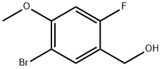 (5-bromo-2-fluoro-4-methoxyphenyl)methanol Struktur