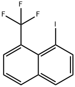 Naphthalene, 1-iodo-8-(trifluoromethyl)- Struktur