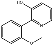 3-Hydroxy-2-(2-methoxyphenyl)pyridine Struktur