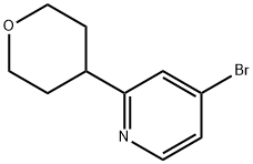 4-Bromo-2-(tetrahydropyran-4-yl)pyridine Struktur