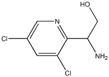 2-AMINO-2-(3,5-DICHLOROPYRIDIN-2-YL)ETHAN-1-OL Struktur