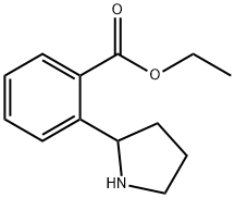 ETHYL 2-PYRROLIDIN-2-YLBENZOATE Struktur