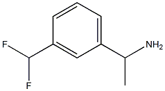 1-[3-(DIFLUOROMETHYL)PHENYL]ETHAN-1-AMINE Struktur