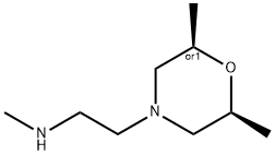 [2-(2,6-dimethylmorpholin-4-yl)ethyl](methyl)amine Struktur