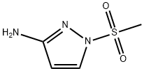 1-methanesulfonyl-1H-pyrazol-3-amine Struktur