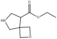 ethyl 2-oxa-6-azaspiro[3.4]octane-8-carboxylate Struktur