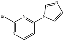 2-Bromo-4-(imidazol-1-yl)pyrimidine Struktur