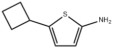 2-Amino-5-(cyclobutyl)thiophene Struktur