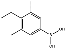 4-Ethyl-3,5-dimethylphenylboronic acid Struktur