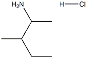 3-methylpentan-2-amine hydrochloride Struktur