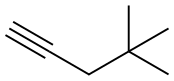 4,4-Dimethyl-1-pentyne. Struktur