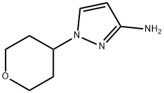 1-(oxan-4-yl)-1H-pyrazol-3-amine Struktur