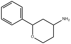 2H-Pyran-4-amine, tetrahydro-2-phenyl- Struktur