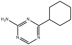 4-(Cyclohexyl)-1,3,5-triazin-2-amine Struktur