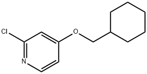 2-Chloro-4-(cyclohexylmethoxy)pyridine Struktur