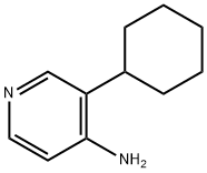 4-AMINO-3-CYCLOHEXYLPYRIDINE Struktur