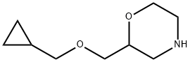 2-[(環(huán)丙基甲氧基)甲基]嗎啉, 1343908-92-8, 結(jié)構(gòu)式