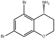 (R)-5,7-dibromochroman-4-amine Struktur