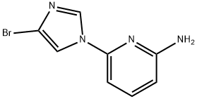 1-(6-AMINO-2-PYRIDYL)-4-BROMOIMIDAZOLE Struktur