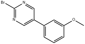 2-Bromo-5-(3-methoxyphenyl)pyrimidine Struktur