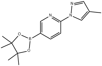 2-(4-Methyl-1H-pyrazol-1-yl)pyridine-5-boronic acid pinacol ester Struktur