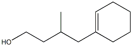 4-(cyclohex-1-en-1-yl)-3-methylbutan-1-ol Struktur