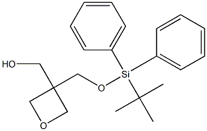 (3-(((tert-butyldiphenylsilyl)oxy)methyl)oxetan-3-yl)methanol Struktur