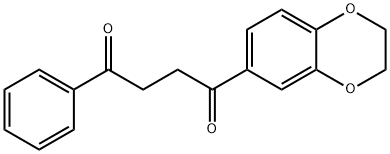 1-(2,3-dihydrobenzo[b][1,4]dioxin-6-yl)-4-phenylbutane-1,4-dione Struktur