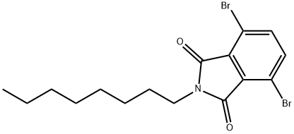 N-Octyl-3,6-dibromophthalimide Struktur