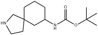 tert-butyl (2-azaspiro[4.5]decan-7-yl)carbamate Struktur