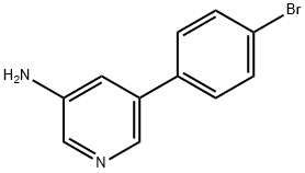 5-(4-BROMOPHENYL)PYRIDIN-3-AMINE Struktur