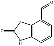 2-oxo-2,3-dihydro-1H-indole-4-carbaldehyde Struktur