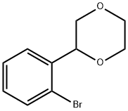 2-(1,4-dioxan-2-yl)bromobenzene Struktur