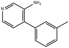 3-AMINO-4-(3-TOLYL)PYRIDINE Struktur