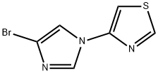 1-(Thiazol-4-yl)-4-bromoimidazole Struktur
