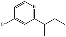 4-Bromo-2-(sec-butyl)pyridine Struktur