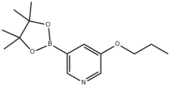 5-(n-Propoxy)pyridine-3-boronic acid pinacol ester Struktur