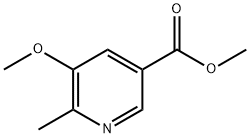 methyl 5-methoxy-6-methylpyridine-3-carboxylate Struktur