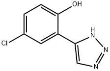 4-chloro-2-(1H-1,2,3-triazol-4-yl)phenol Struktur