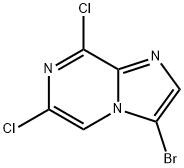 3-BROMO-6,8-DICHLORO-IMIDAZO[1,2-A]PYRAZINE Struktur