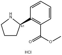 METHYL 2-[(2R)-PYRROLIDIN-2-YL]BENZOATE HCL Struktur