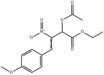 Ethyl 2-acetoxy-4-(4-methoxyphenyl)-3-nitrobut-3-enoate