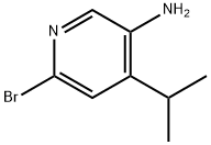 2-Bromo-5-amino-4-(iso-propyl)pyridine Struktur