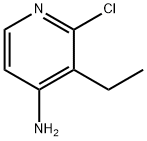 2-CHLORO-4-AMINO-3-ETHYLPYRIDINE Struktur