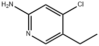 2-Amino-4-chloro-5-ethylpyridine Struktur