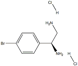 (1S)-1-(4-BROMOPHENYL)ETHANE-1,2-DIAMINE DIHYDROCHLORIDE Struktur